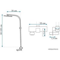 Душевая система  Rea Navaro REA-P0802 (хром)