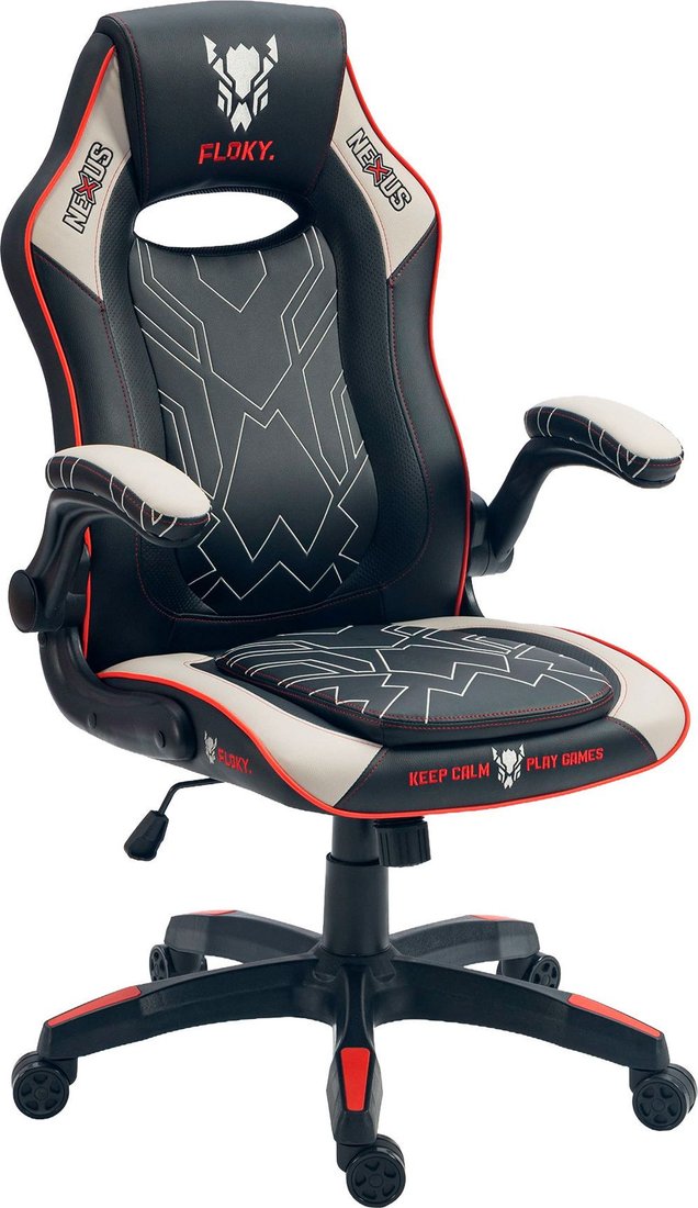 Игровое (геймерское) кресло FLOKY Nexus Black-Grey V2