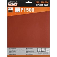 Набор шлифлистов Gepard GP5011-1500 (5 шт)