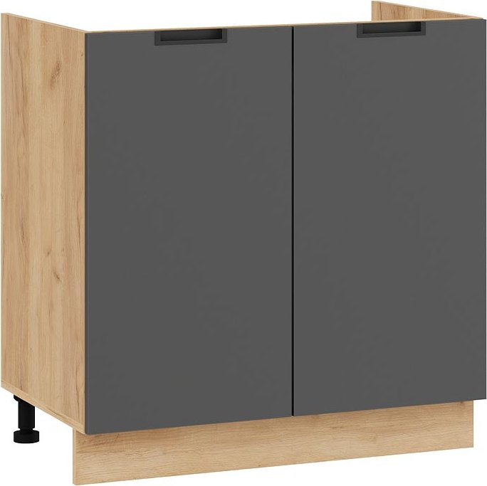 

Шкаф напольный Трия Гренада 1Н8М (дуб крафт золотой/холст вулкан)