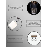 Припотолочная люстра Aitin Pro НПБ 02-2x60-101 N5959/2 (кофе/хром)