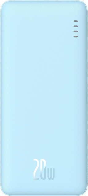 

Внешний аккумулятор Baseus Airpow Fast Charge Power Bank 20W 10000mAh (голубой)