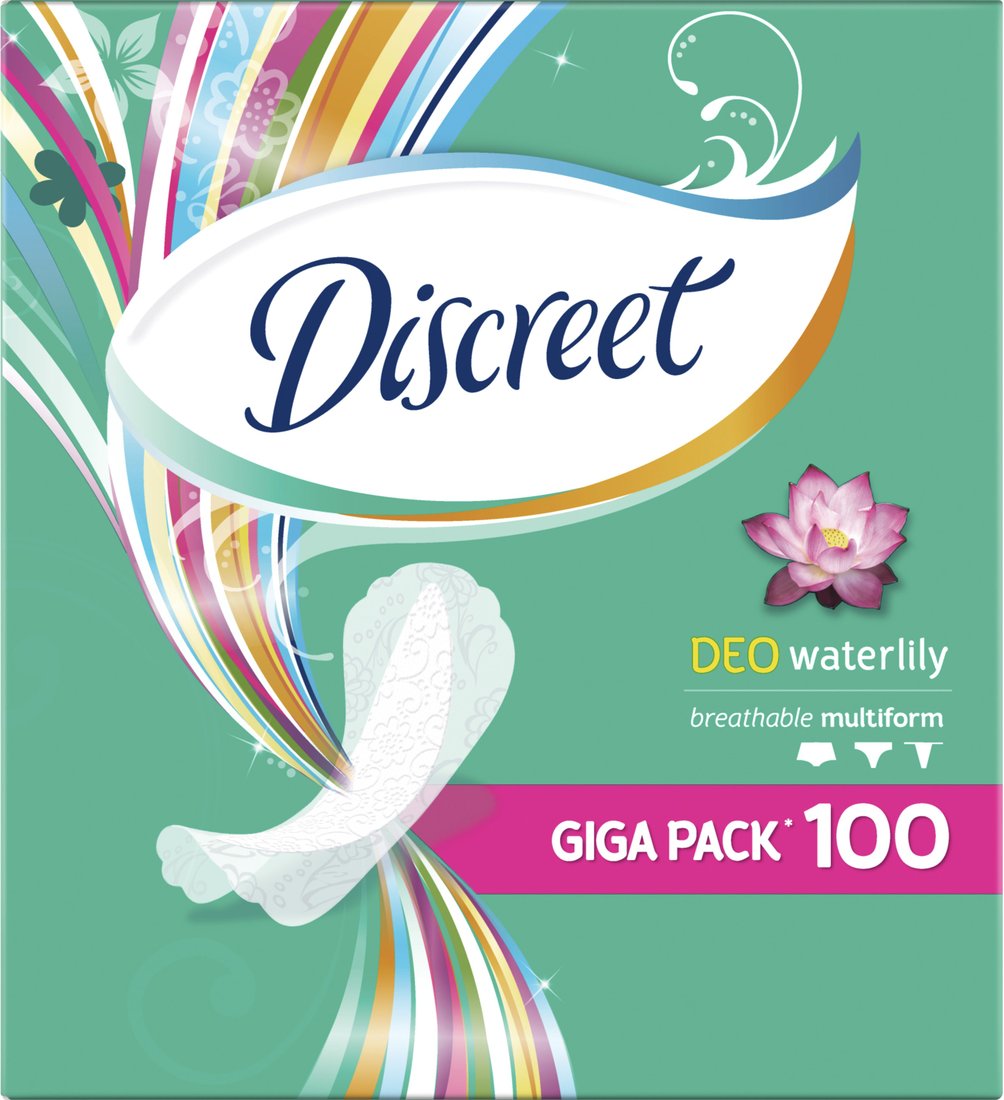 

Прокладки ежедневные Discreet Deo Water Lily Multiform (100 шт)