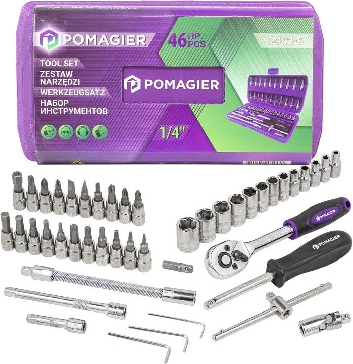 

Универсальный набор инструментов Pomagier Pom-2462-5 (46 предметов)