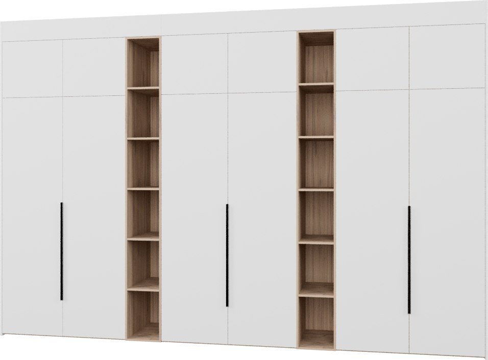 

Шкаф распашной Рэйгрупп Рэй S245-В18-4-EBЕ В18-4 (дуб элисон/белый премиум)