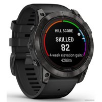 Умные часы Garmin Fenix 7X Pro Sapphire Solar (карбоново-серый титан/черный)