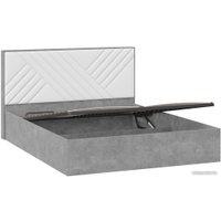 Кровать Трия Хилтон универсальная тип 1 с ПМ 160x200 (ателье светлый/белый)