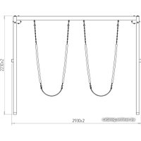 Стационарные качели Красная звезда Р911-27
