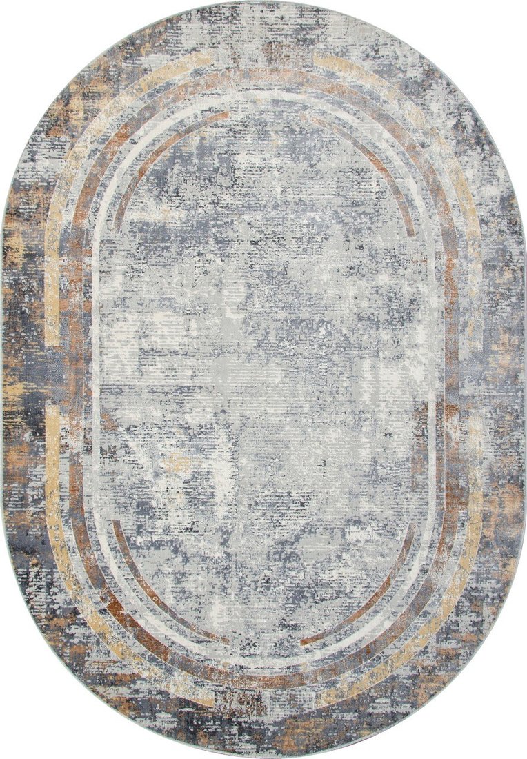 Ковер для жилой комнаты Merinos Zumma F258-OVAL-ORANGE (1.6х2.3)