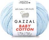 Baby cotton 3451 50 г 165 м (голубой)