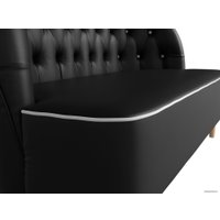 Диван Лига диванов Амиса 109850 (черный)