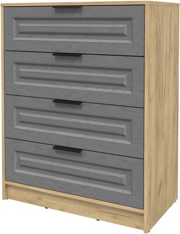 

Комод Интерлиния Концепт КТ-К80 Деко (дуб золотой/дуб серый)