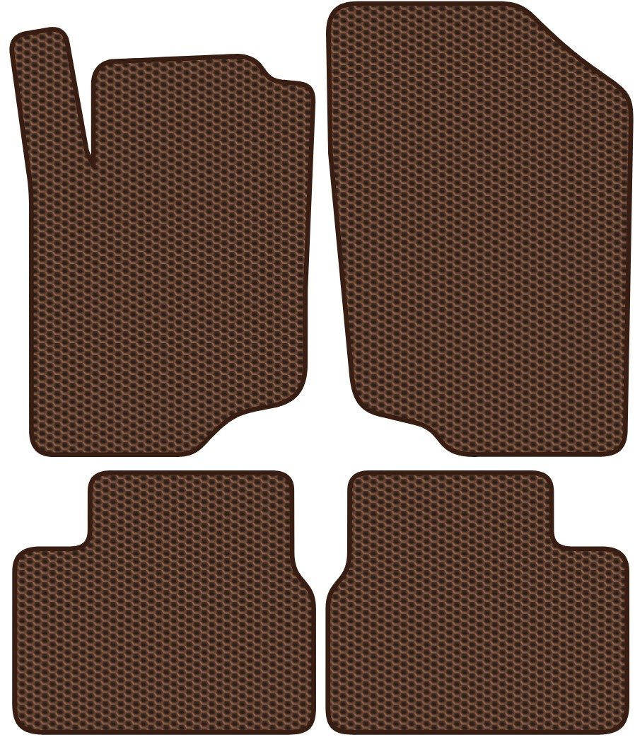 

Комплект ковриков для авто Alicosta Peugeot 207 (хэтчбек 5 дв, кабриолет) 2006 - 2011 (коричневый, сота)