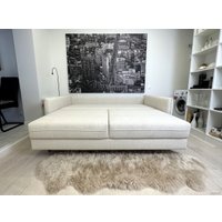 Диван Nord Star Айва Марино (микровелюр, белый)