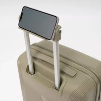 Чемодан-спиннер Francesco Molinary 344-8038/2-20GGN (серый/зеленый)