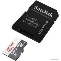 Карта памяти SanDisk Ultra SDSQUNR-064G-GN3MA microSDXC 64GB (с адаптером)