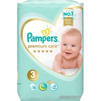 Подгузники Pampers Premium Care 3 (18 шт)