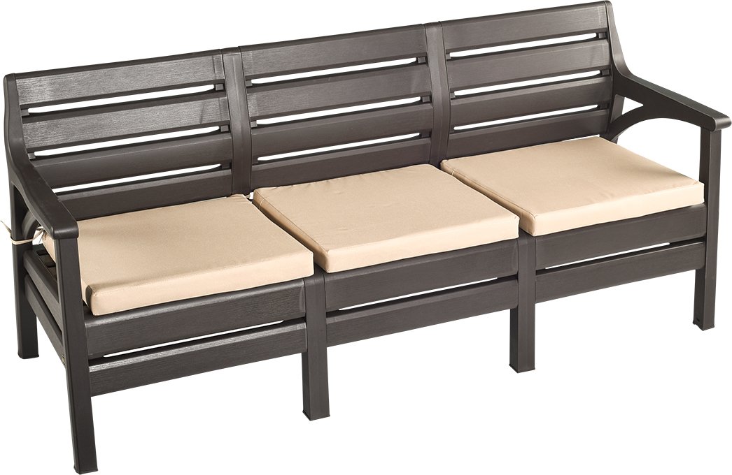 

Скамейка Holiday Wood 190x65x79 (коричневый)