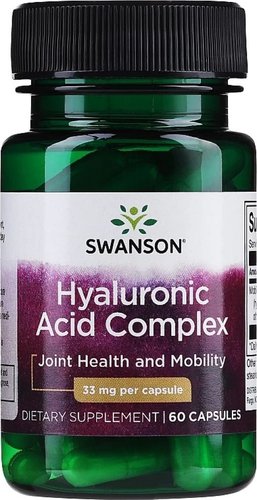 Комплекс Swanson Hyaluronic Acid Complex 33 мг (60 капсул)