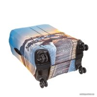 Чехол для чемодана Gianni Conti универсальный 9183 75 см (яхты на закате)