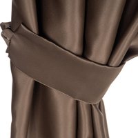 Комплект штор Mio Tesoro Blackout 150x270 + Гардина Вуаль 300х270 (коричневый, белый)