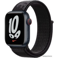 Ремешок Apple Nike Sport Loop ML2U3 (41 мм, черный, размер R)