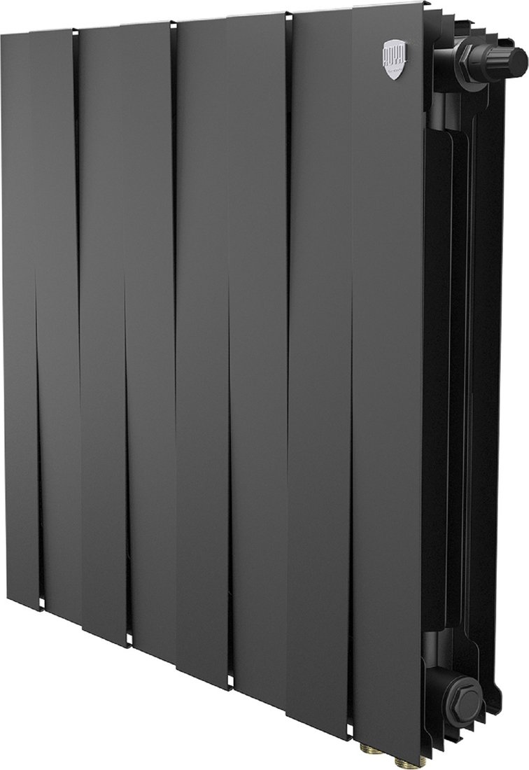 

Биметаллический радиатор Royal Thermo PianoForte 500 Черный VR80 - 8 секций