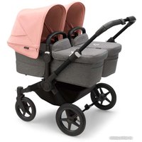 Универсальная коляска Bugaboo Donkey 5 Twin (Black/Grey/Morning Pink)