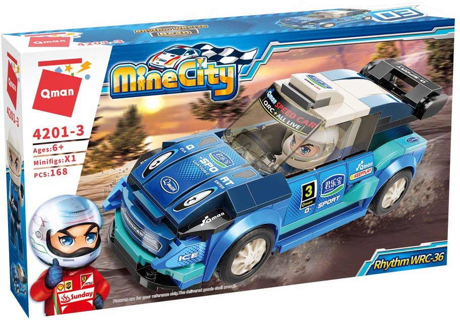 

Конструктор Qman MineCity 4201-3 Rhythm WRC-36