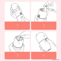 Пылесос Baseus C2 Desktop Capsule CRXCQC2-02 (аккумулятор, белый)