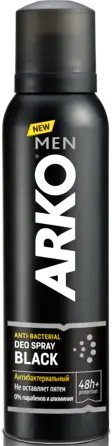 

Дезодорант-спрей Arko Deo Spray Black 150 мл