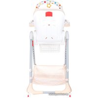 Высокий стульчик Martin Noir Nula Lux (Beige Marble) 0+