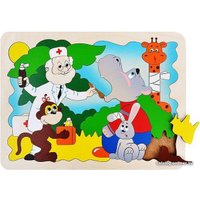 Развивающая игрушка Крона Мозаика. Айболит и друзья 143-034