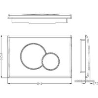 Панель смыва WeltWasser Marberg 507 RD CR