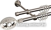 

Карниз для штор АС ФОРОС Grace D16Г/16Г составной + наконечники Игнацио (2.8м, сатин)