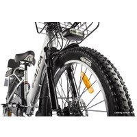 Электровелосипед Eltreco Green City E-Alfa Fat (серебристый)