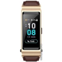 Браслет-гарнитура Huawei TalkBand B5 (золотистый/коричневый)