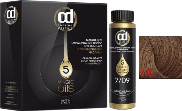 

Масло для окрашивания Constant Delight Olio-Colorante без аммиака 7.0 русый