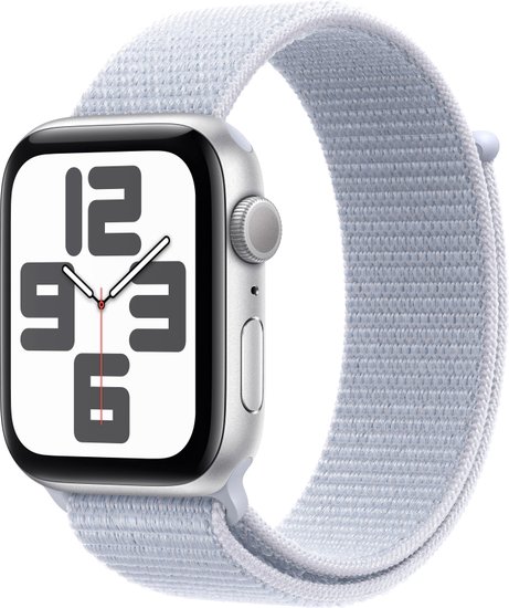 Apple Watch SE 2 44 мм (, srebrny/błękitny,)