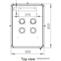 Шкаф телекоммуникационный Lande DYNAmic Basic LN-DB42U6080-BL-F 19" 42U