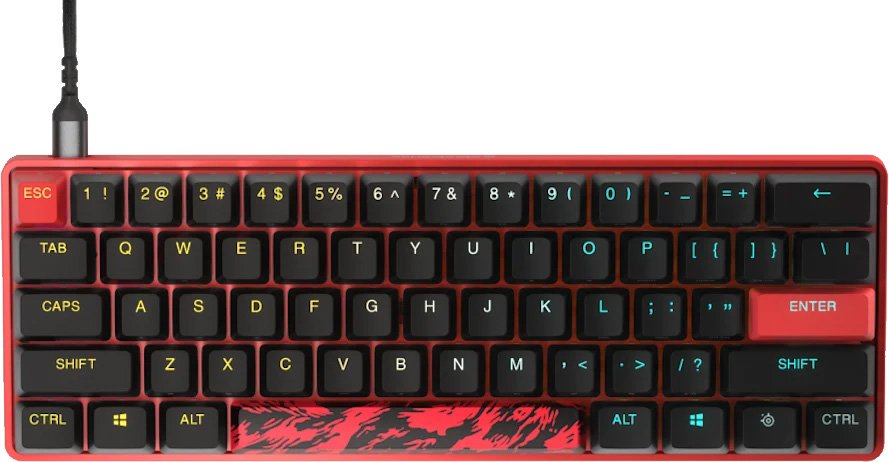 

Клавиатура SteelSeries Apex 9 Mini FaZe Clan Edition (нет кириллицы)