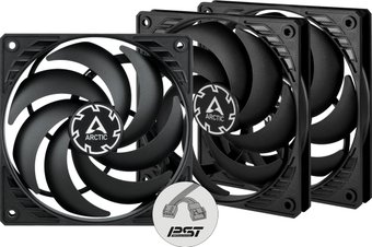 Комплект вентиляторов для корпуса Arctic P12 Slim PWM PST 3 PCS Value Pack ACFAN00275A