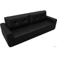 Диван Лига диванов Лига-031 121277 (экокожа черный)