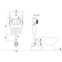 Инсталляция для унитаза Cerutti CR333