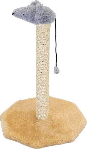 Когтеточка Чип Столбик с мышью 8320беж
