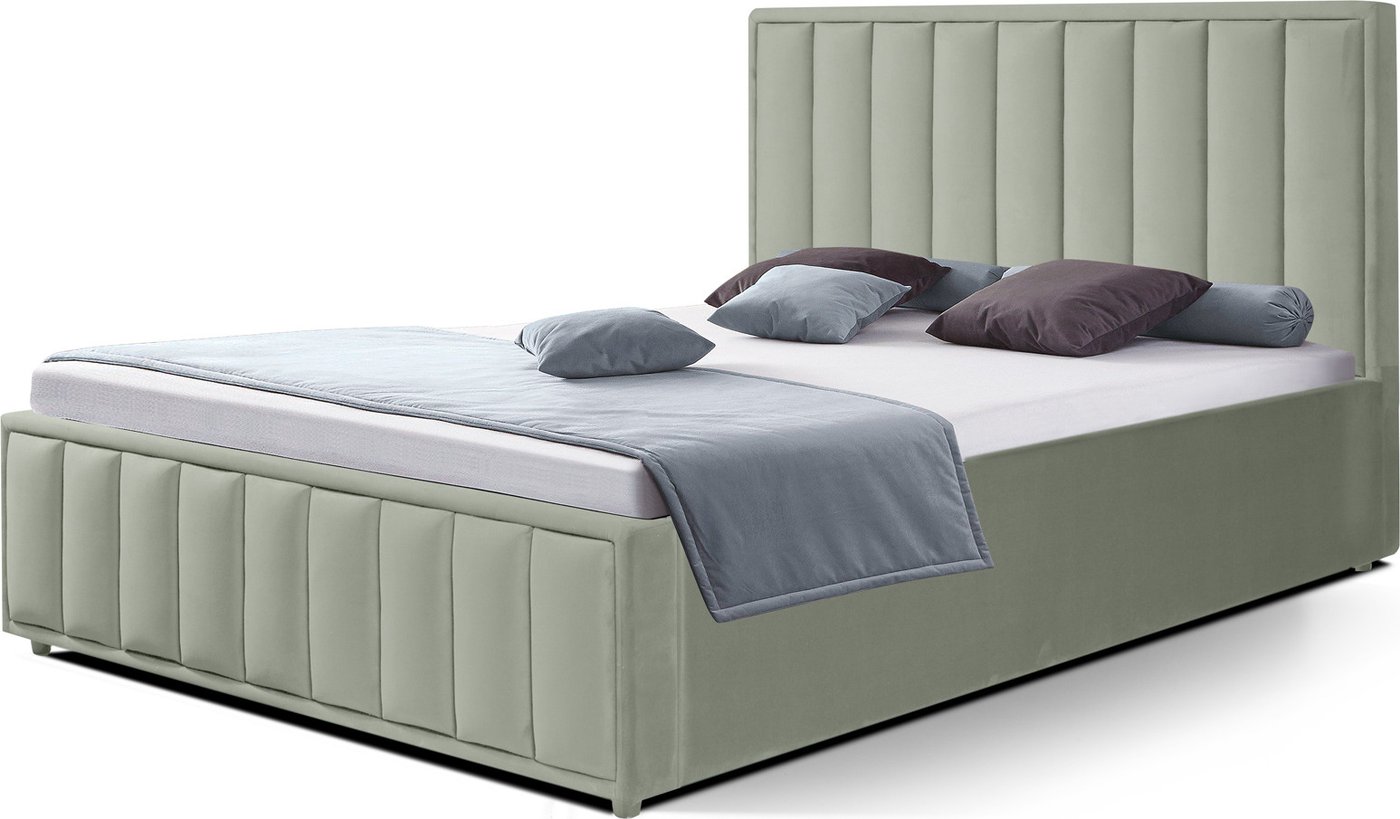 

Кровать ФорестДекоГрупп Стелла 2 160x200 с ПМ и бельевым ящиком (Veluta Lux 14)