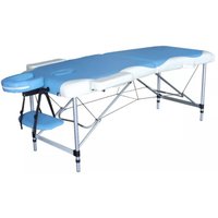 Массажный стол DFC Nirvana Elegant Deluxe TS2010-TB2 (голубой/белый)