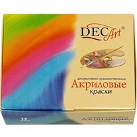 Акриловые краски DecArt 24-12.40-50 (12 цв)