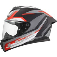 Мотошлем LS2 FF820 Rapid III Hyper (L, черный/красный)