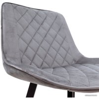 Стул AksHome Leros (серый велюр HLR-21/черный)